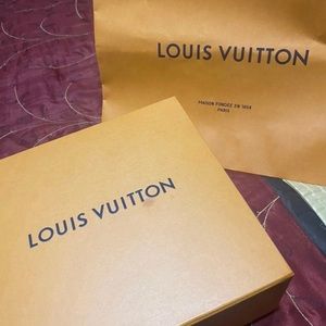 Louis Vuitton box and bag
